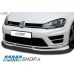 Golf 7 R-line priekinio bamperio pažeminimas